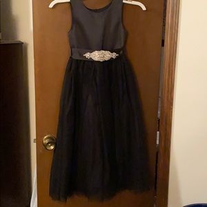Girls Formal Black Dress